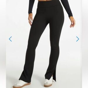 JustFab Black Flare Women's Pants